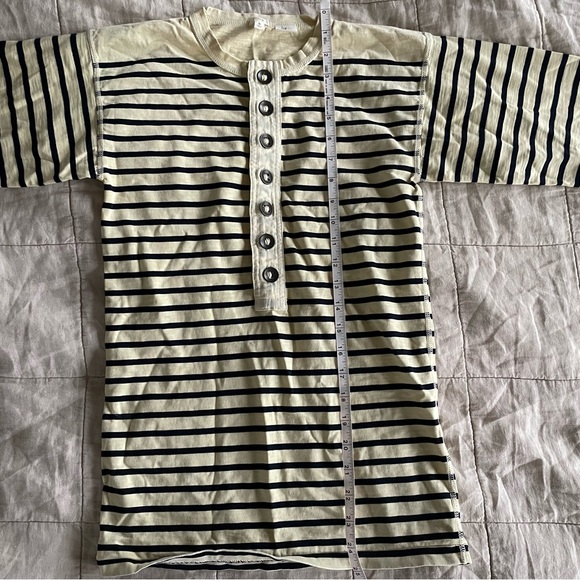 Jcrew Breton stripe shirt with metal button details - Picture 5 of 8